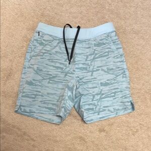 Men's Blue Lined Shorts